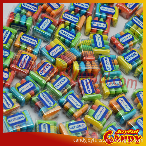 4-Piece Fruity Flavor Chewing Gum